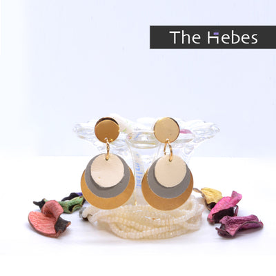 Multilayers Circle Dangle Drop Earrings